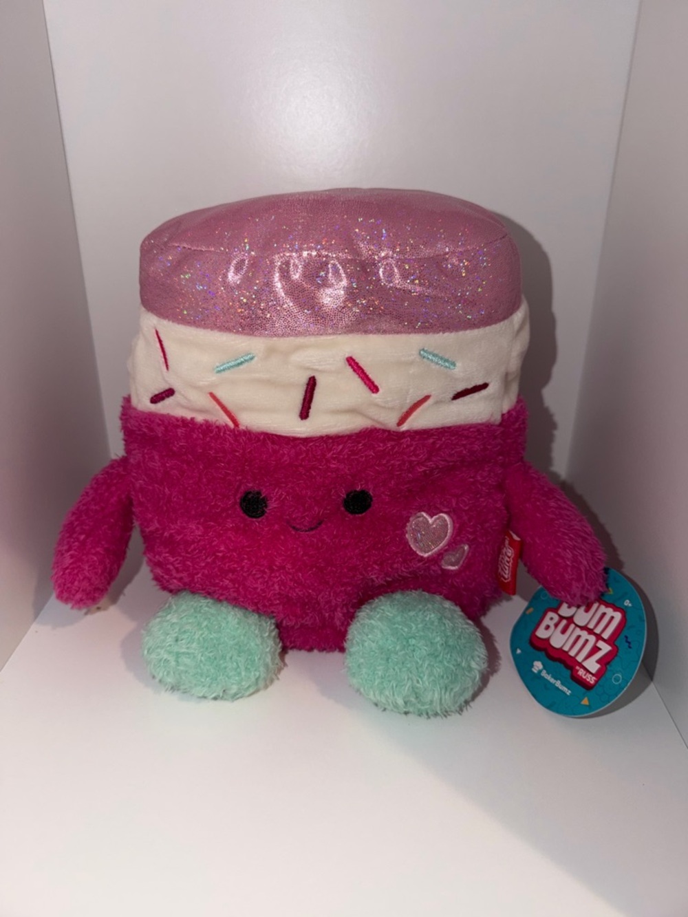 Jamal the Rainbow Sprinkles Jar BumBumz NWT